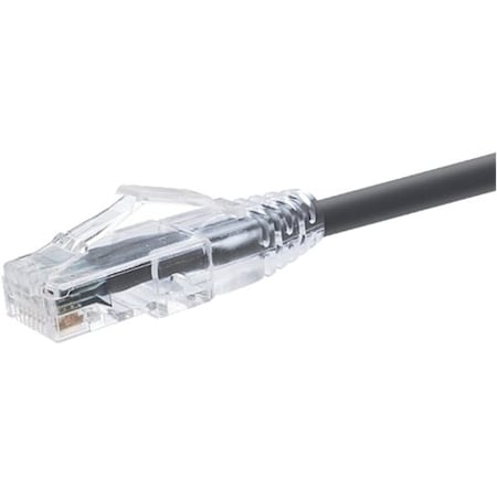 Unirise Usa GROUP 15 FOOT CAT6 SNAGLESS CLEARFIT PATCH CABLE BLACK -  CAT6 PATCH CABLE C 10064